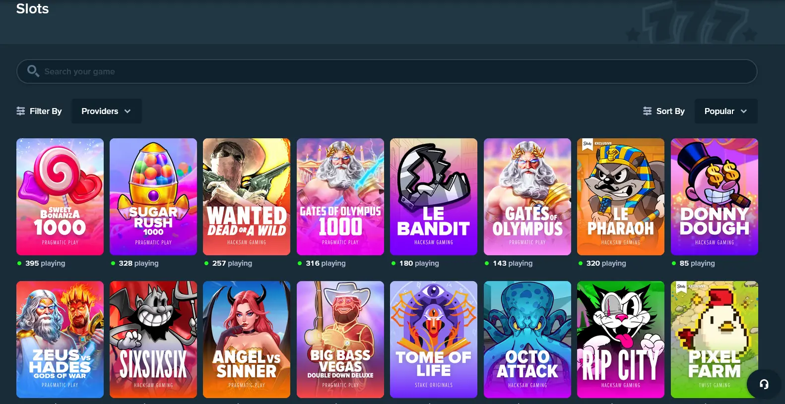 Online Casino Slots STAKE CASINO