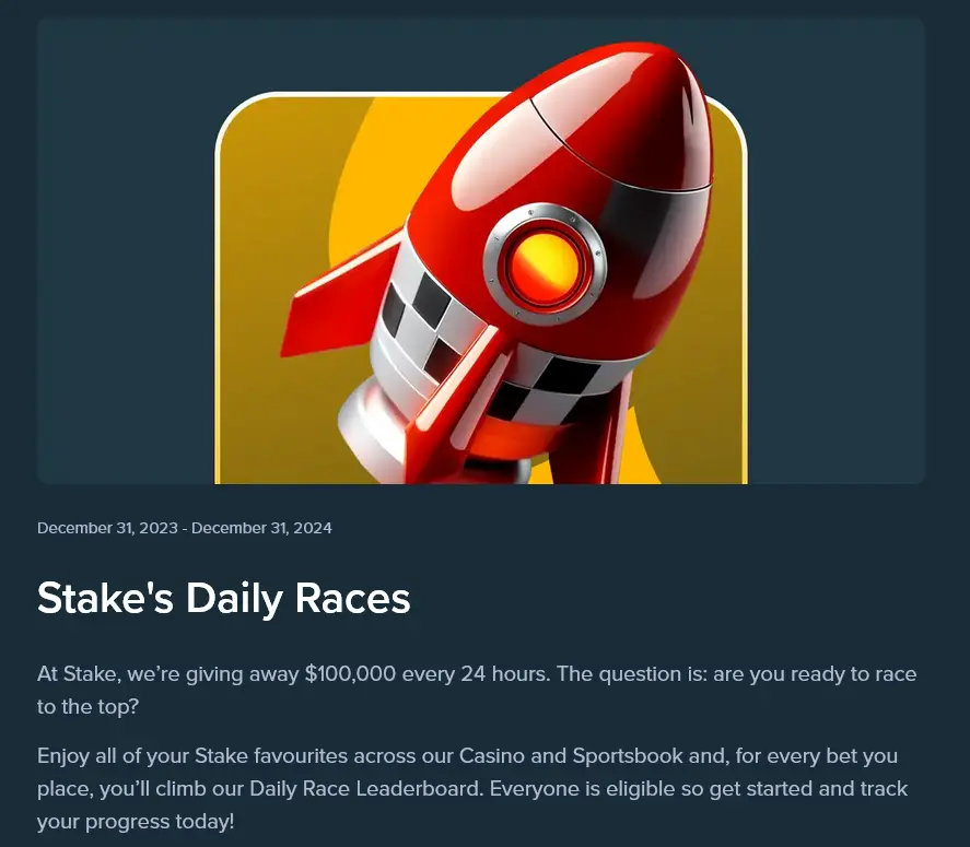 Stake Tournaments stake casino promocode